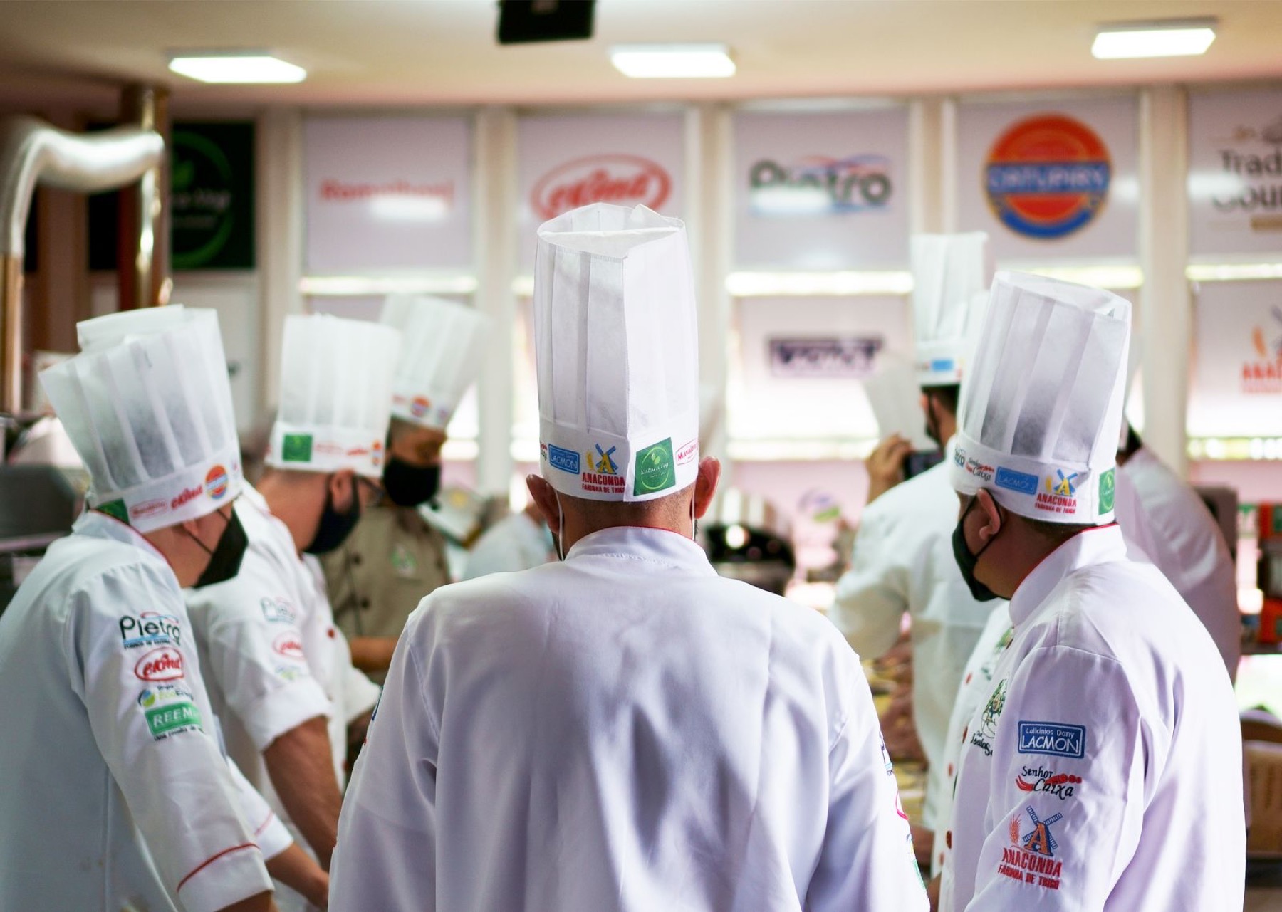 Large hospitality team ready at any count